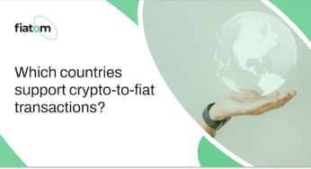 Which countries support crypto-to-fiat transactions?